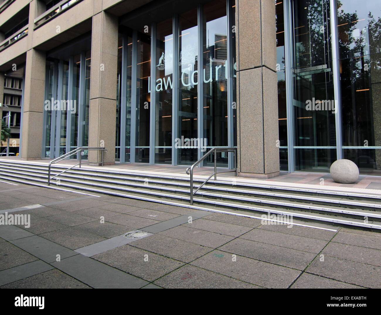 Oberste Gerichte Macquarie Street Sydney Australien Stockfoto