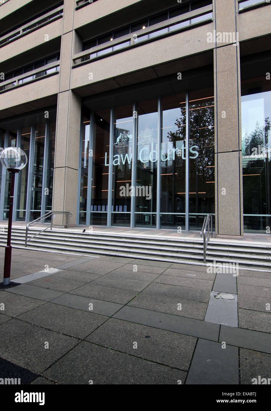 Oberste Gerichte Macquarie Street Sydney Australien Stockfoto