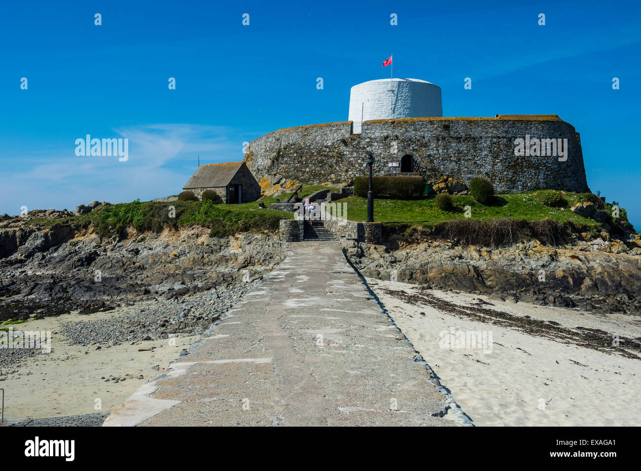 Fort Grey Shipwreck Museum, Saint-Pierre-du-Bois, Guernsey, Channel Islands, Vereinigtes Königreich, Europa Stockfoto