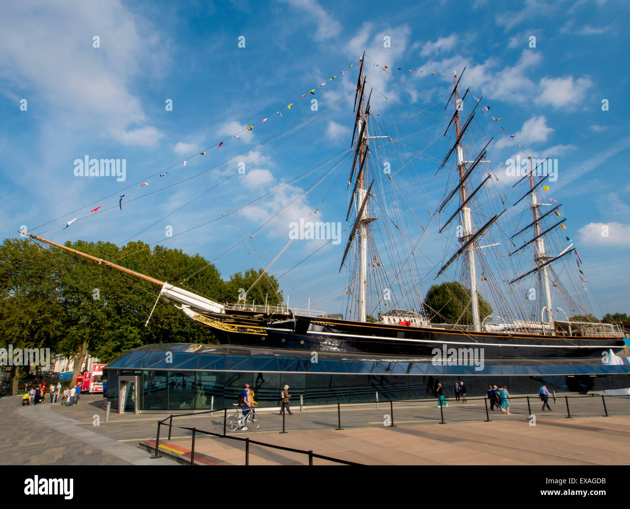 Die renovierte Cutty Sark, Greenwich, London, England, Vereinigtes Königreich, Europa Stockfoto