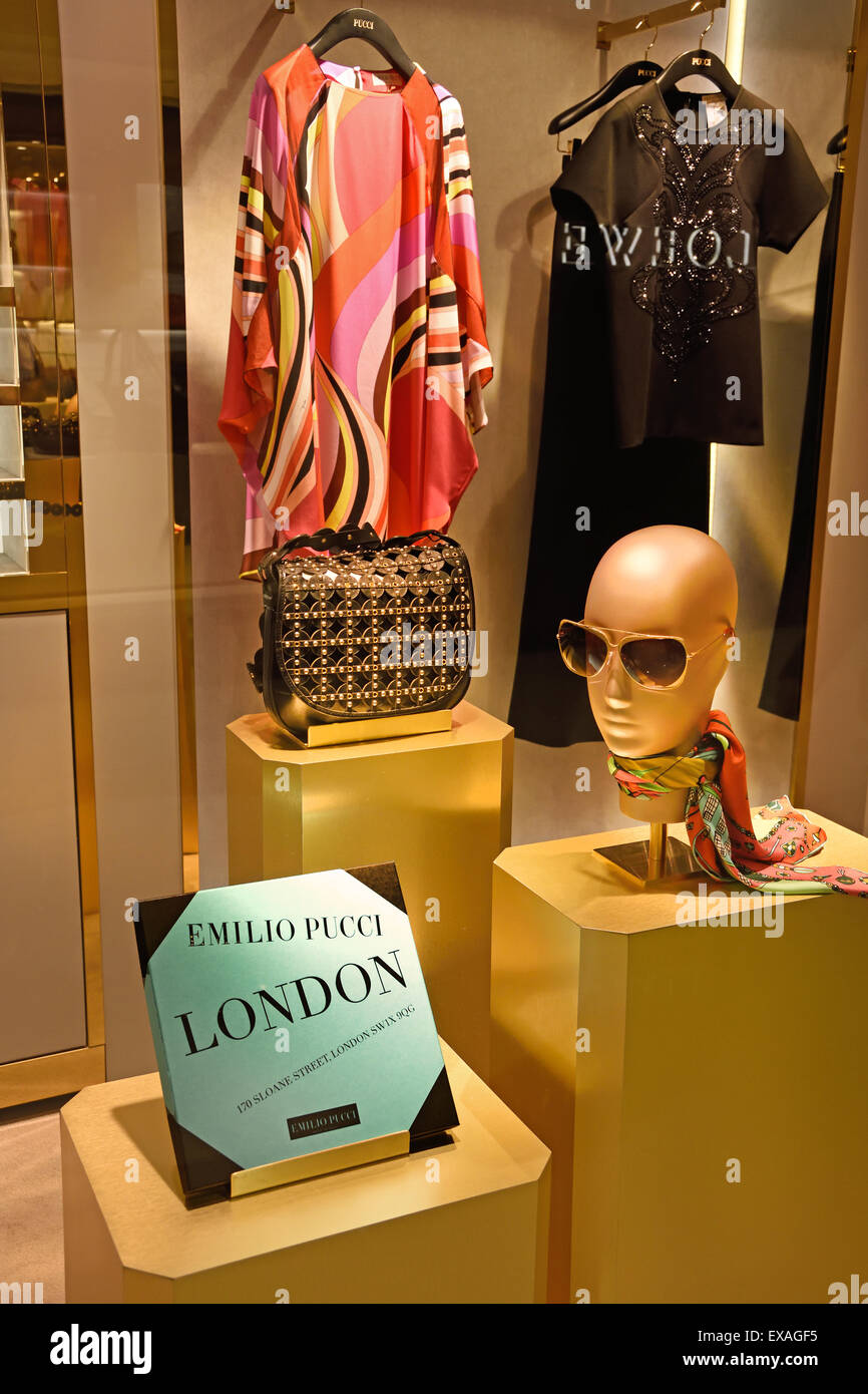 Emilio Pucci London Fashion-Store Kowloon Tsim Sha Tsui Hong Kong China chinesische Stockfoto