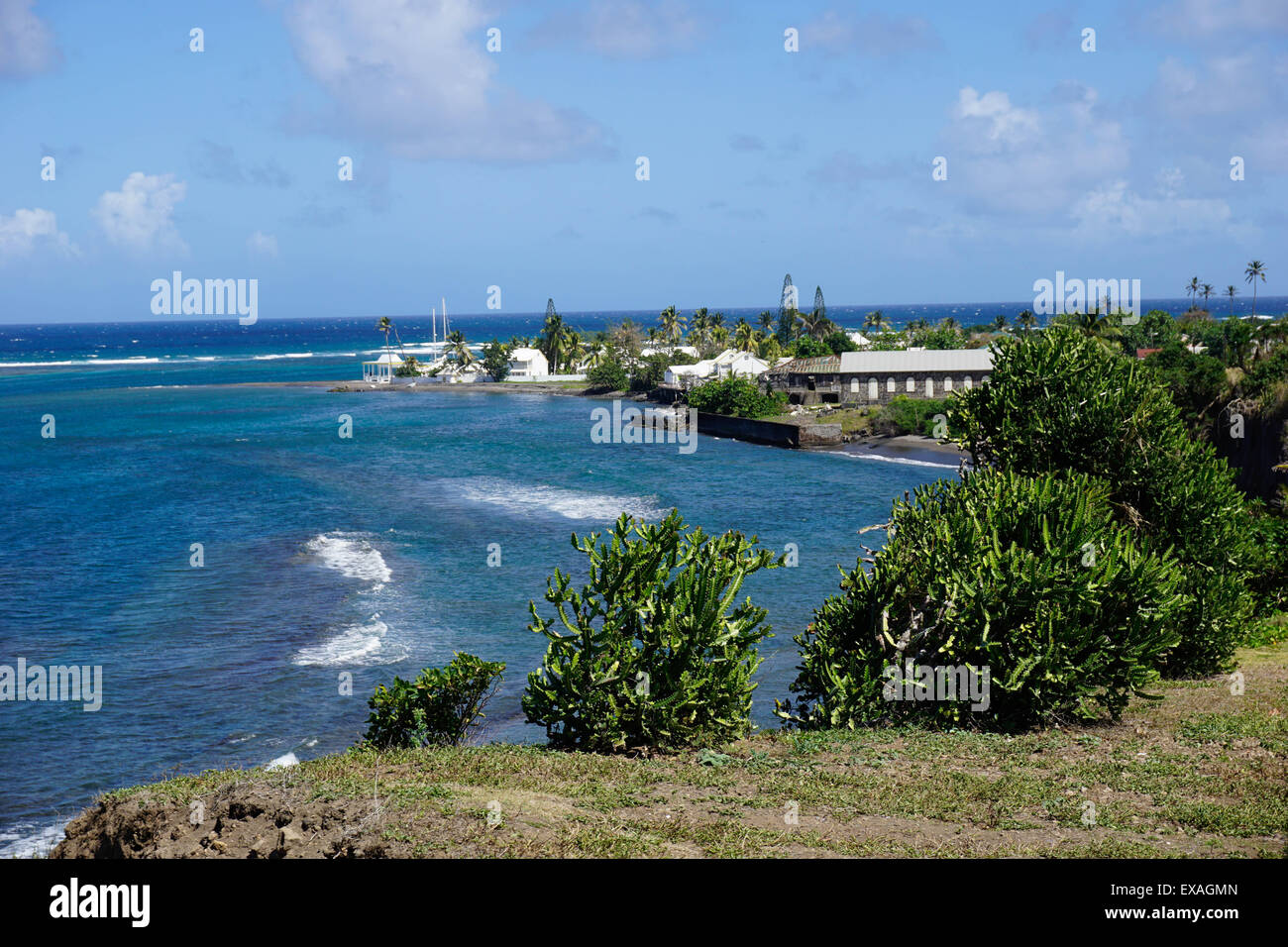 Atlantikküste, St. Kitts, St. Kitts und Nevis, Leeward-Inseln, West Indies, Karibik, Mittelamerika Stockfoto