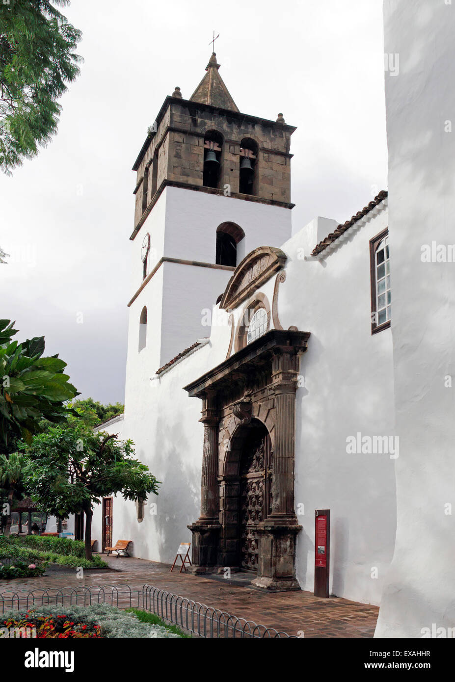 Iglesia de San Marcos Kirche in Icod de Los Vinos auf Santa Cruz, Teneriffa, Kanarische Inseln, Spanien Stockfoto