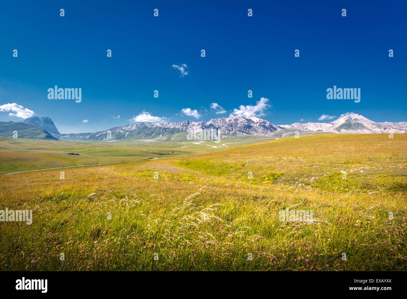 Nationalpark Gran Sasso in den Abruzzen, Italien Stockfoto