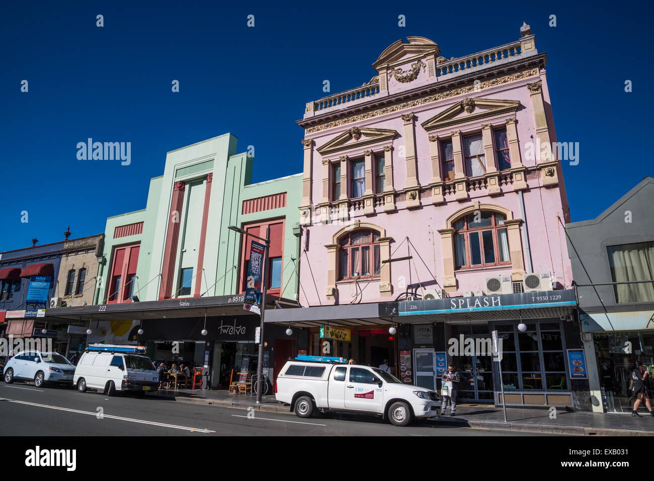 King Street, Newtown, Sydney, Australien Stockfoto
