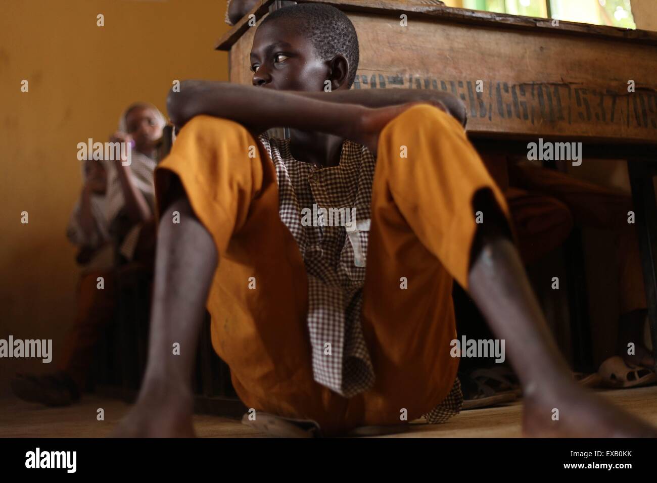 Islamische Grundschule in Nigeria Stockfoto