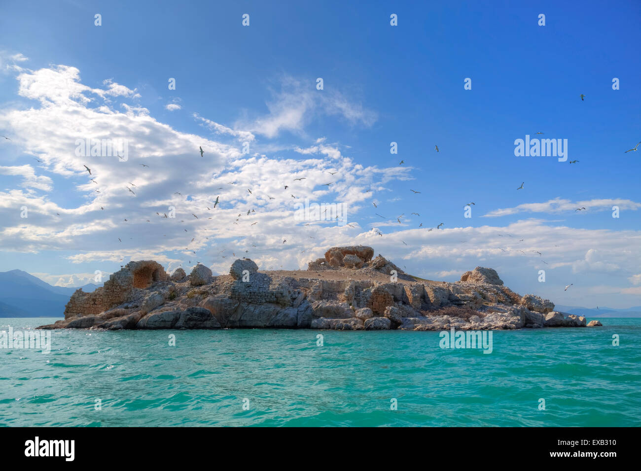 Kiz Kalesi Insel, See Beysehir, Konya, Anatolien, Türkei Stockfoto