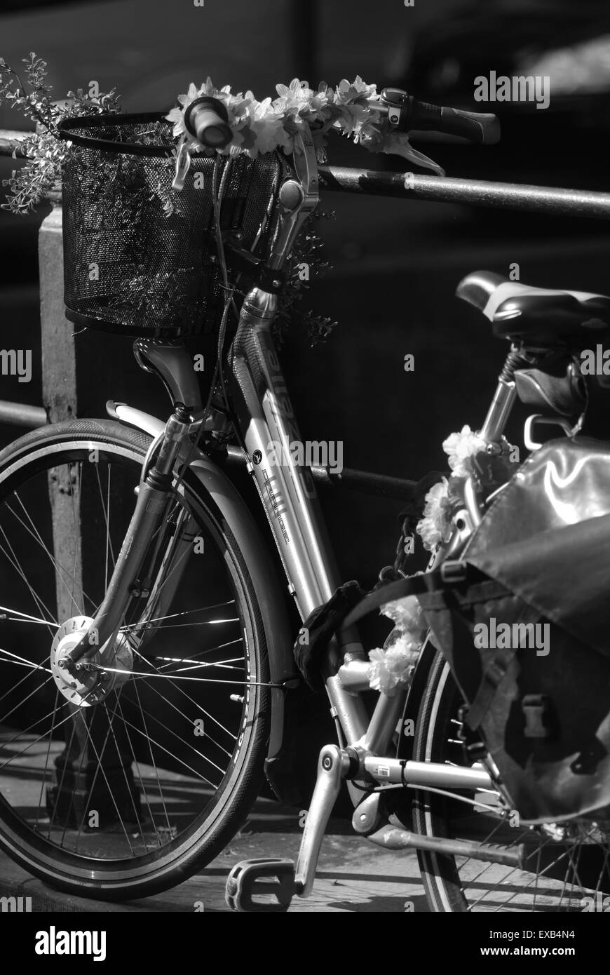 Dekorierte Fahrrad, Utrecht, Niederlande Stockfoto