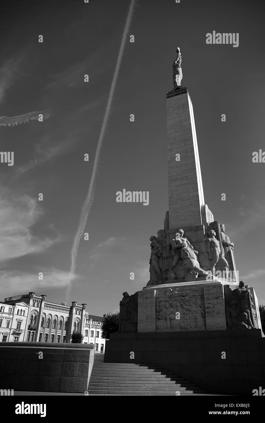 Das Freiheitsdenkmal, Riga, Lettland Stockfoto