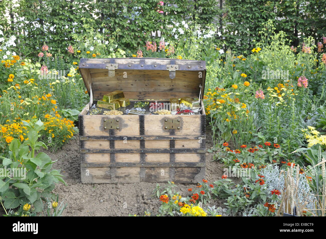 Kunst Garten boulogne Stockfoto