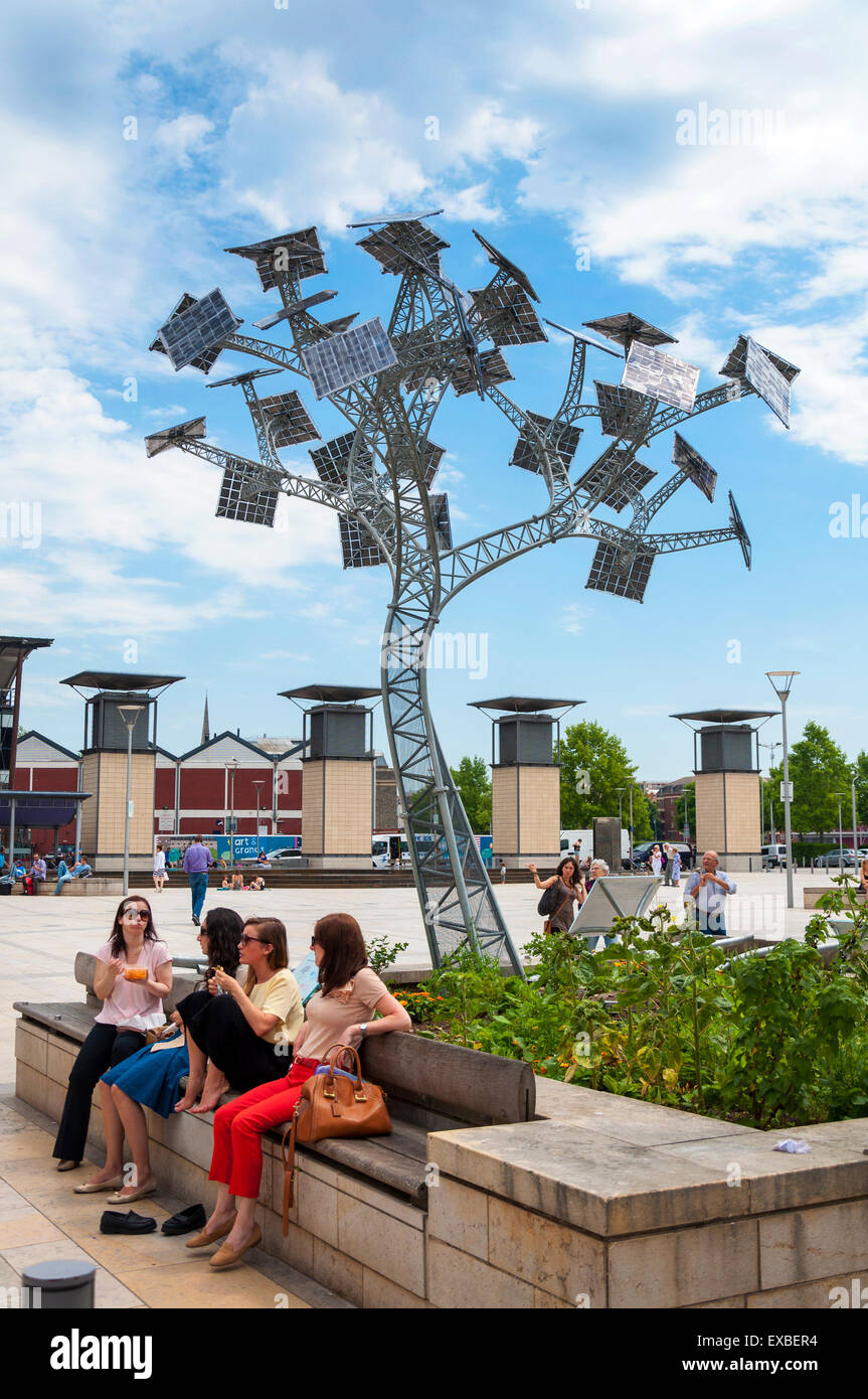 Die Energie Baum an-Bristol Science Centre ist Teil des Jahres, die Stadt als European Green Capital, Bristol, England, UK Stockfoto