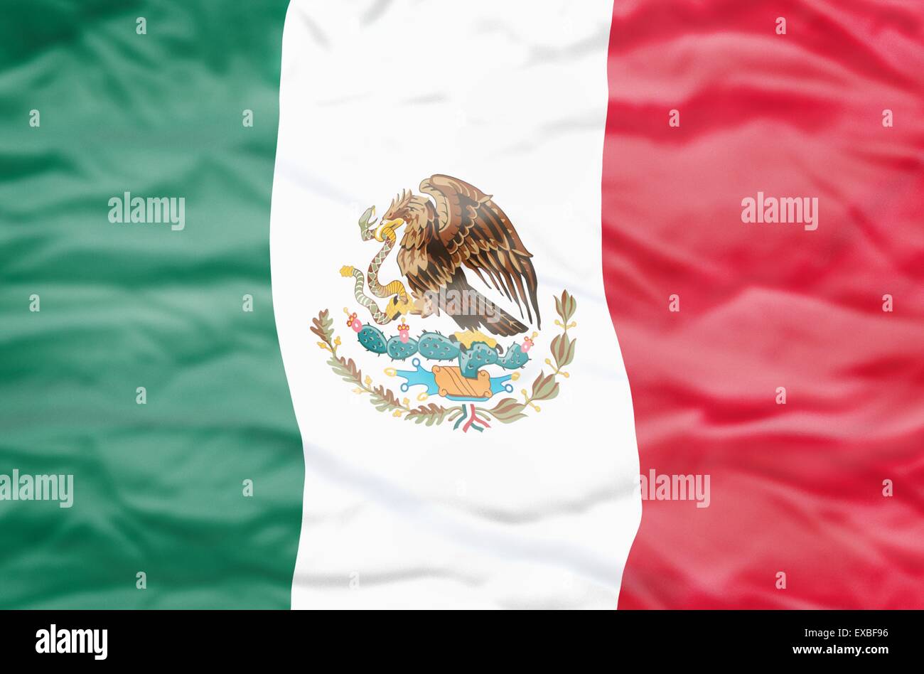 Mexico Flag Wavy Flag Mexico Stockfotos & Mexico Flag Wavy Flag Mexico ...