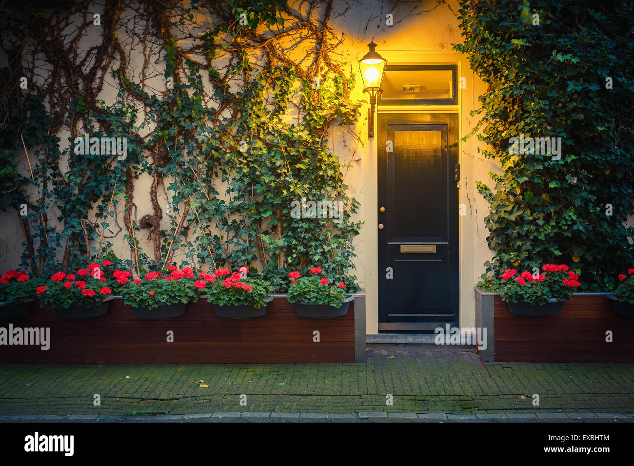 Haus in Amsterdam Stockfoto