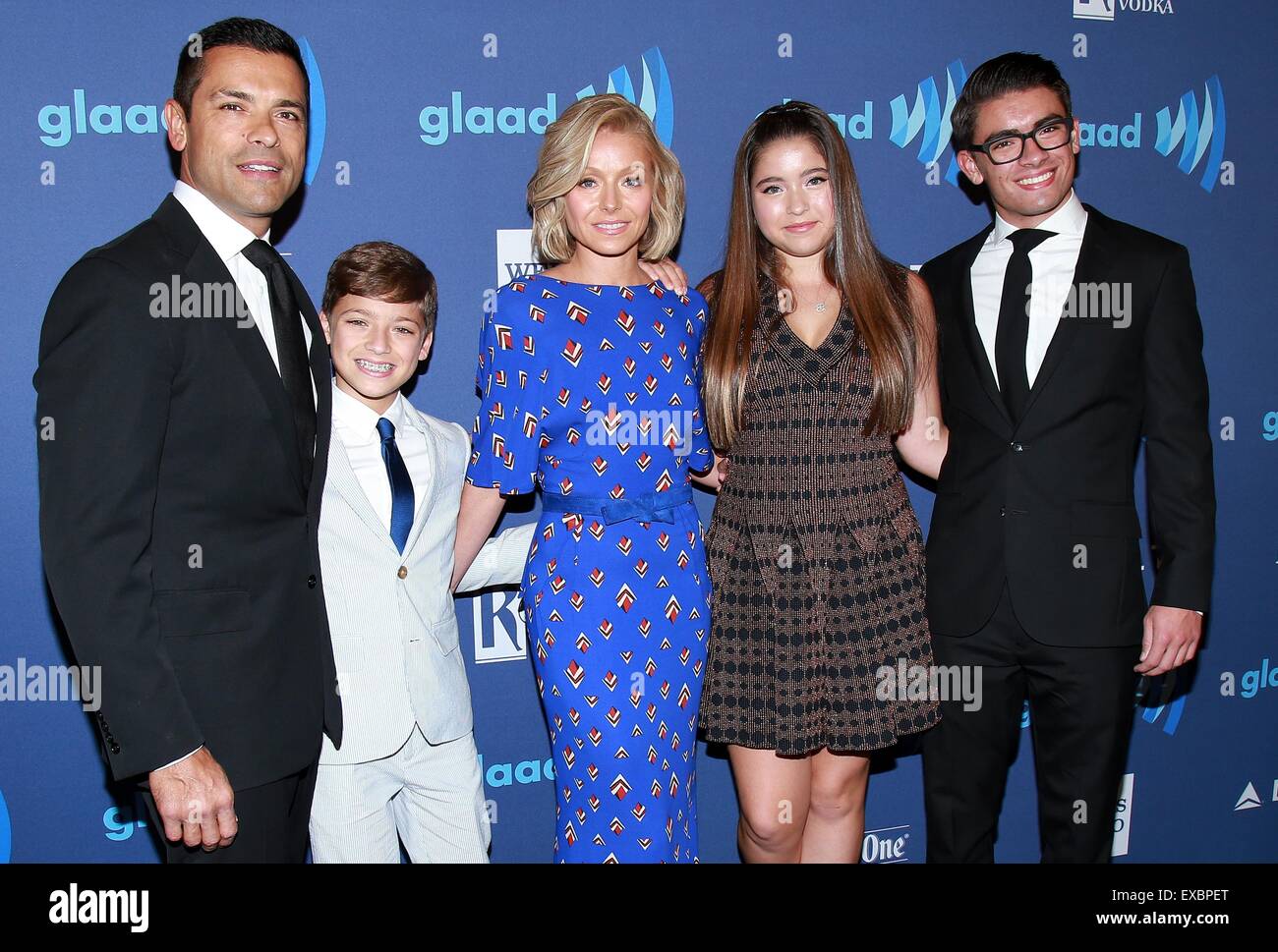 26. annual GLAAD Media Awards Ankünfte mit Mark Consuelos, Joaquin