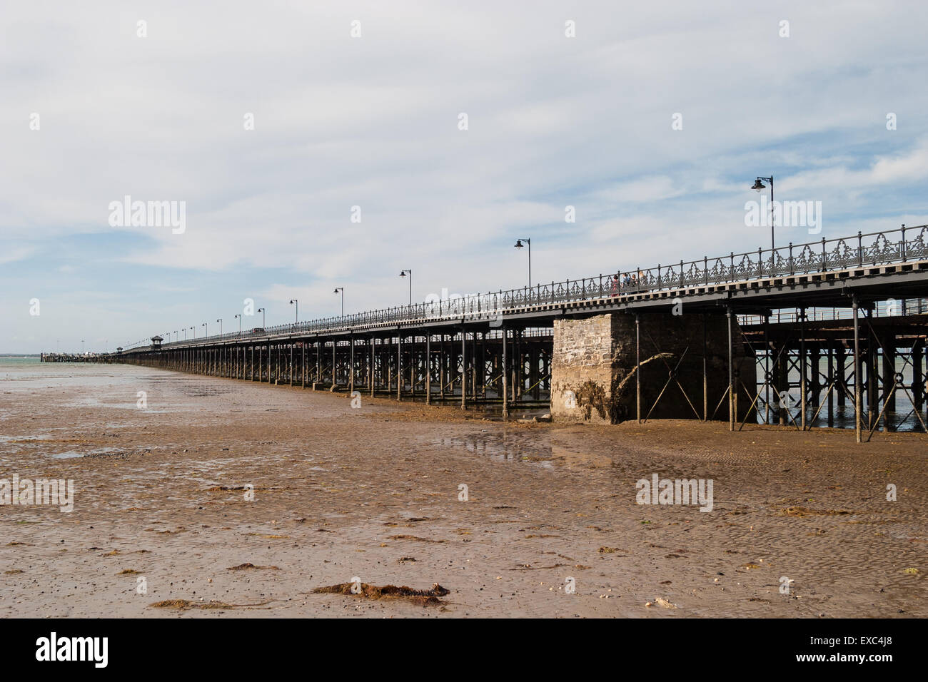 Ryde Pier, der Isle Of Wight, Großbritannien Stockfoto