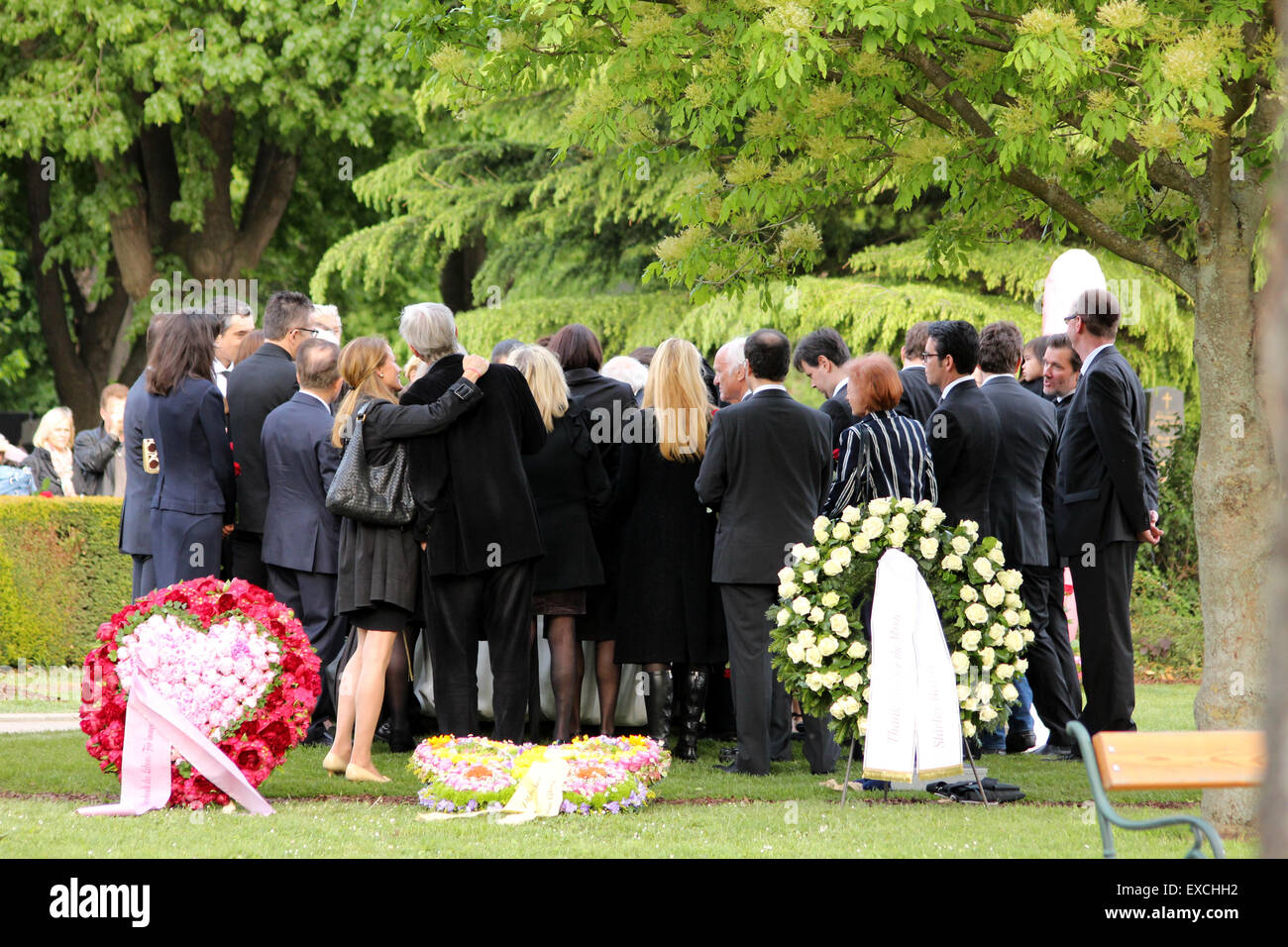 Beerdigung von Udo Jürgens am Wiener Zentralfriedhof mit Atmosphäre wo