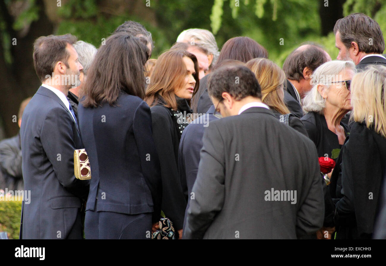 Beerdigung von Udo Jürgens am Wiener Zentralfriedhof mit: Jenny Jürgens wo: Wien, Österreich bei: 9. Mai 2015 Stockfoto