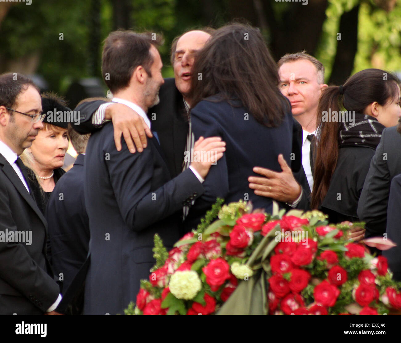 Beerdigung von Udo Jürgens am Wiener Zentralfriedhof mit Manfred