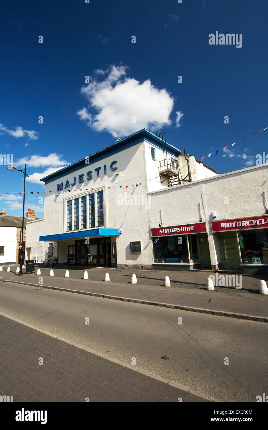 Die Majestic Kino Whitburn St Bridgnorth Shropshire West Midlands England UK Stockfoto