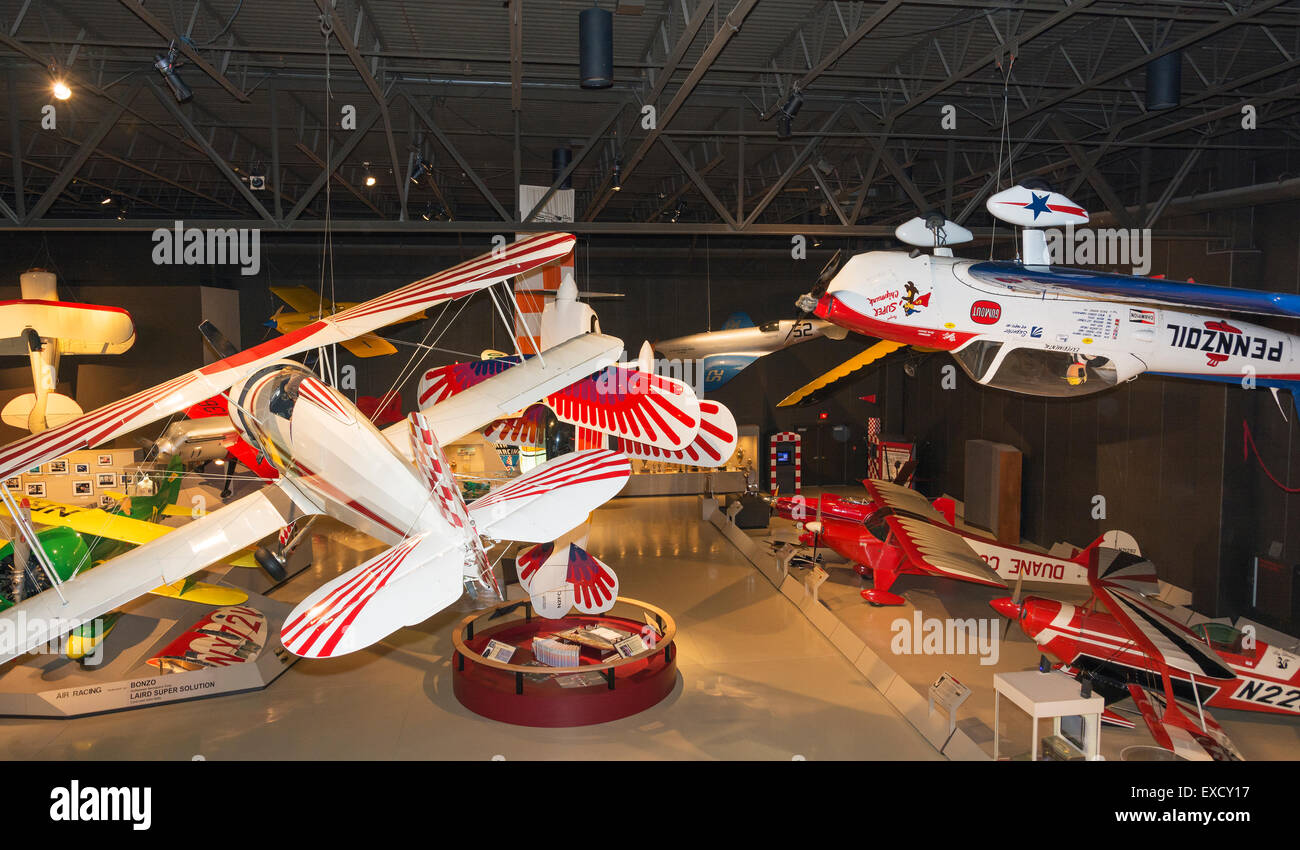 Oshkosh, Wisconsin Experimental Aircraft Association, EAA AirVenture Museum, Kunstflug Flugzeuge Stockfoto