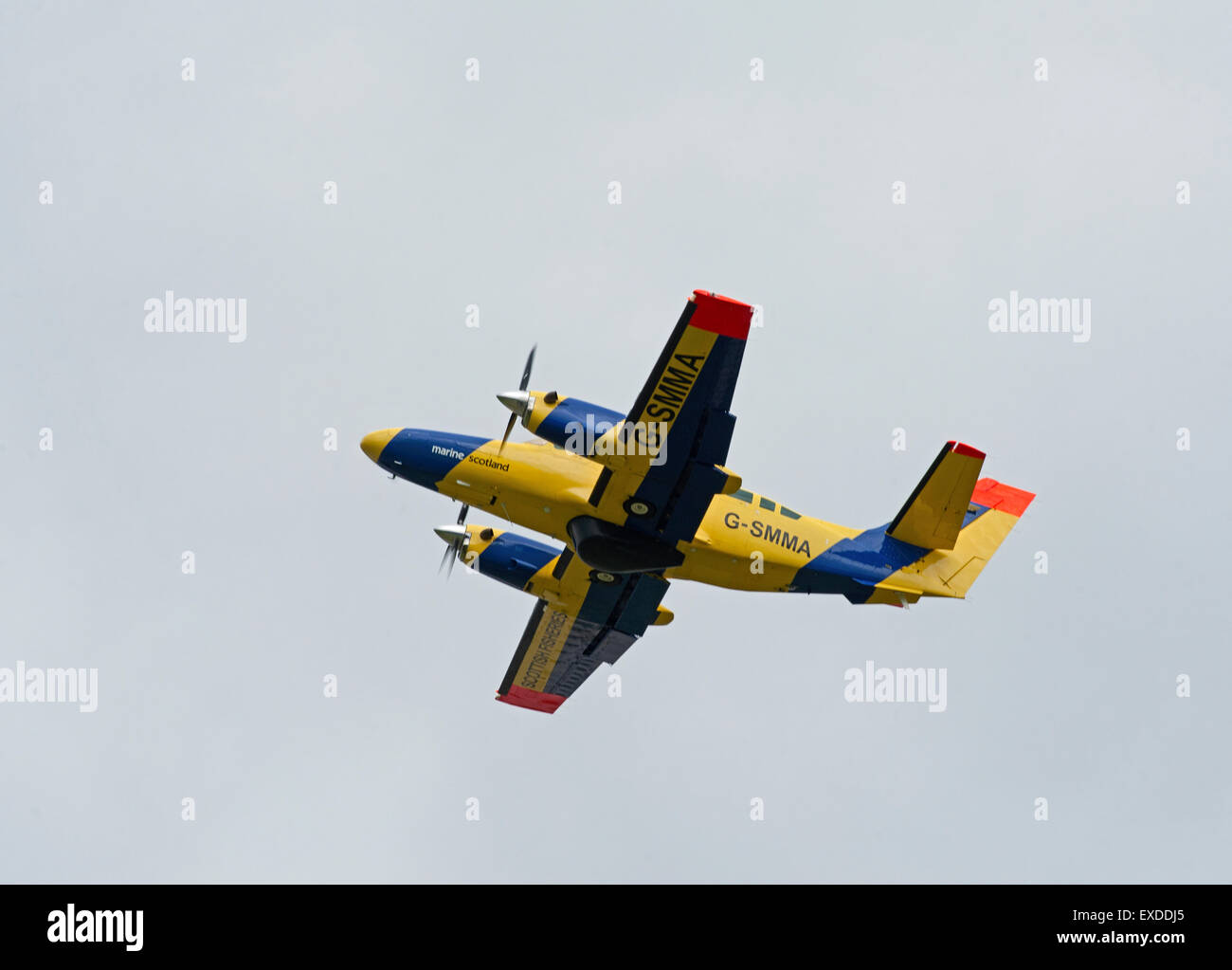 Schottisches Fischerei-Schutz-Agentur Reims-Cessna F406 Caravan II.  SCO 9933 Stockfoto