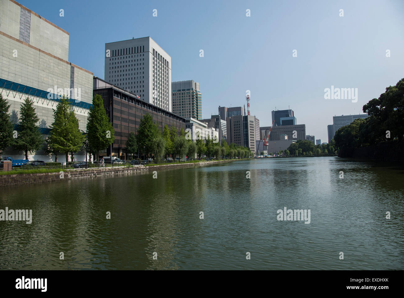 Hibiyabori, Kokyogaien National Gardens, Chiyoda-Ku, Tokyo, Japan Stockfoto