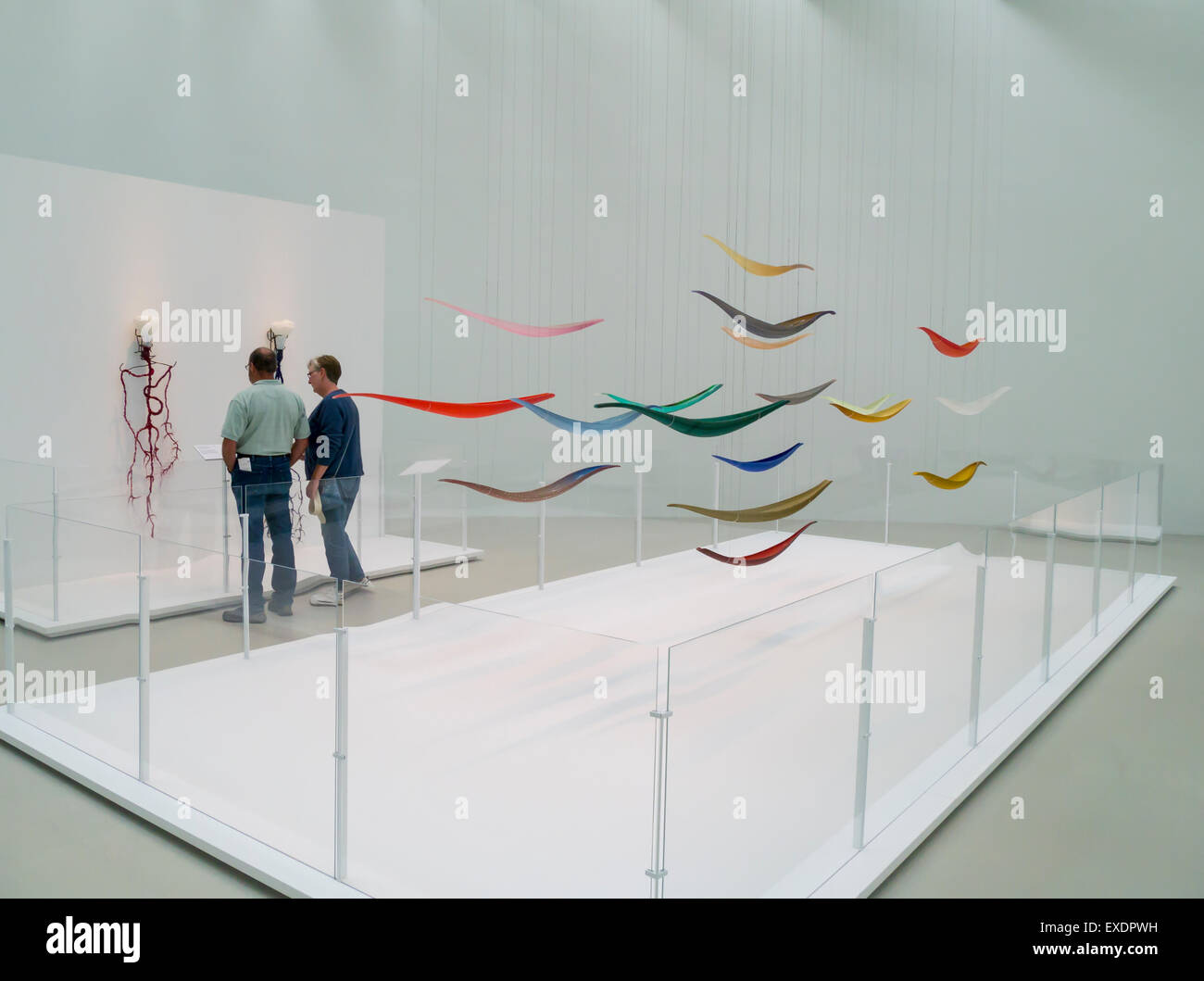 Galerie für zeitgenössische Glas in der Corning Museum of Glass in Corning in der Finger Lakes Region von New York Stockfoto