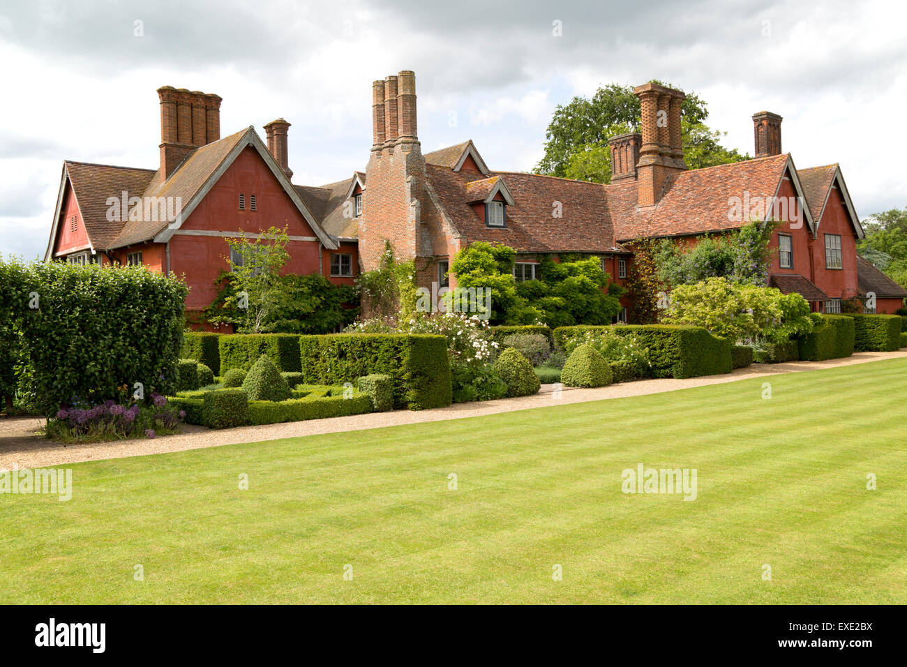Wyken Hall Haus und Garten, Suffolk, England, UK Stockfoto