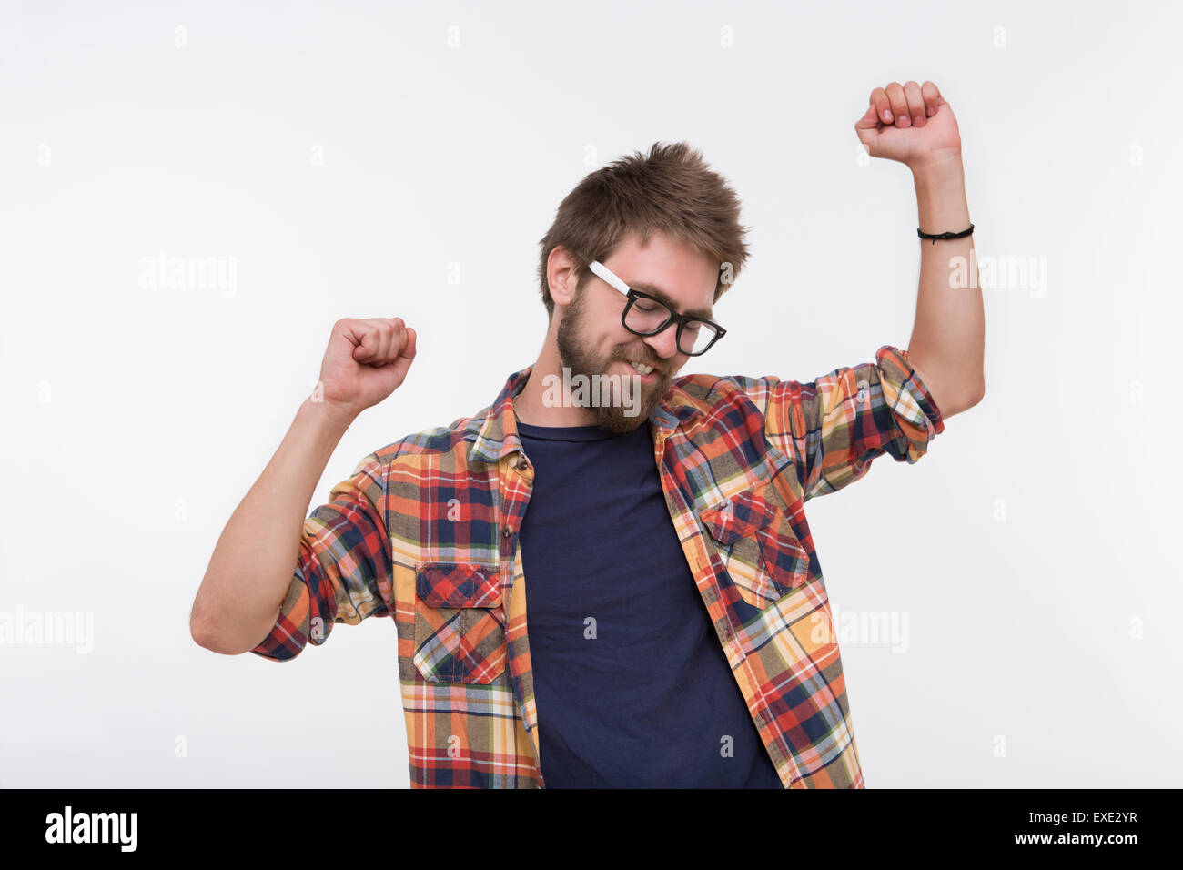 Bärtiger Mann Stockfoto