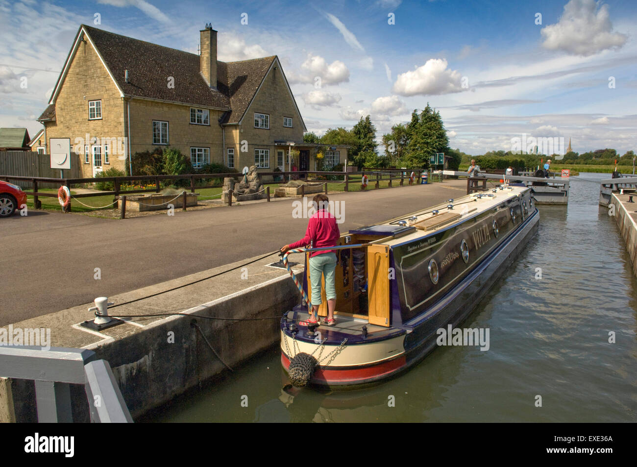 St. John's Schloss lechlade auf der Themse in Gloucestershire, Vereinigtes Königreich Stockfoto