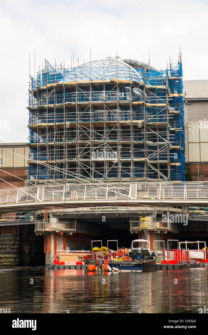 Leeds Bahnhof neuen südlichen Eingang Stockfoto
