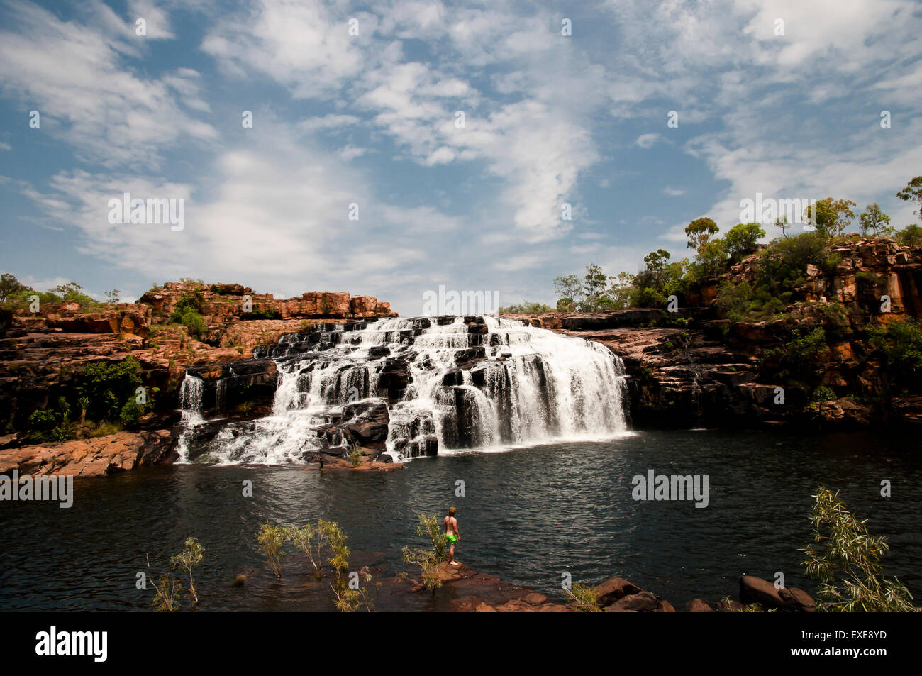 Manning Gorge Wasserfall - Australien Stockfoto