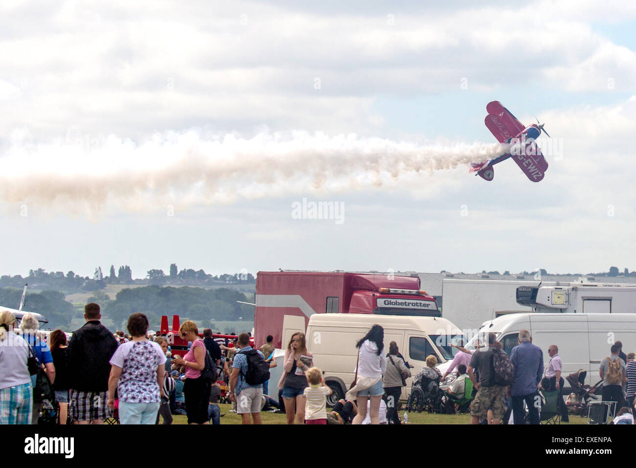 Yeovilton, Somerset, UK. 11. Juli 2015. 11. Juli 2015: RNAS Yeovilton, Somerset, Großbritannien. Die Pitts Special Displays an die Royal Navy preisgekrönte Yeovilton Air Tag zieht mehr als 35.000 Besucher, bedeutende UK/auswärtige militärische Beteiligung und Unterstützung durch die Worldâ€™ s führende Luft-und Raumfahrtunternehmen. Bildnachweis: KEITH MAYHEW/Alamy Live-Nachrichten Stockfoto