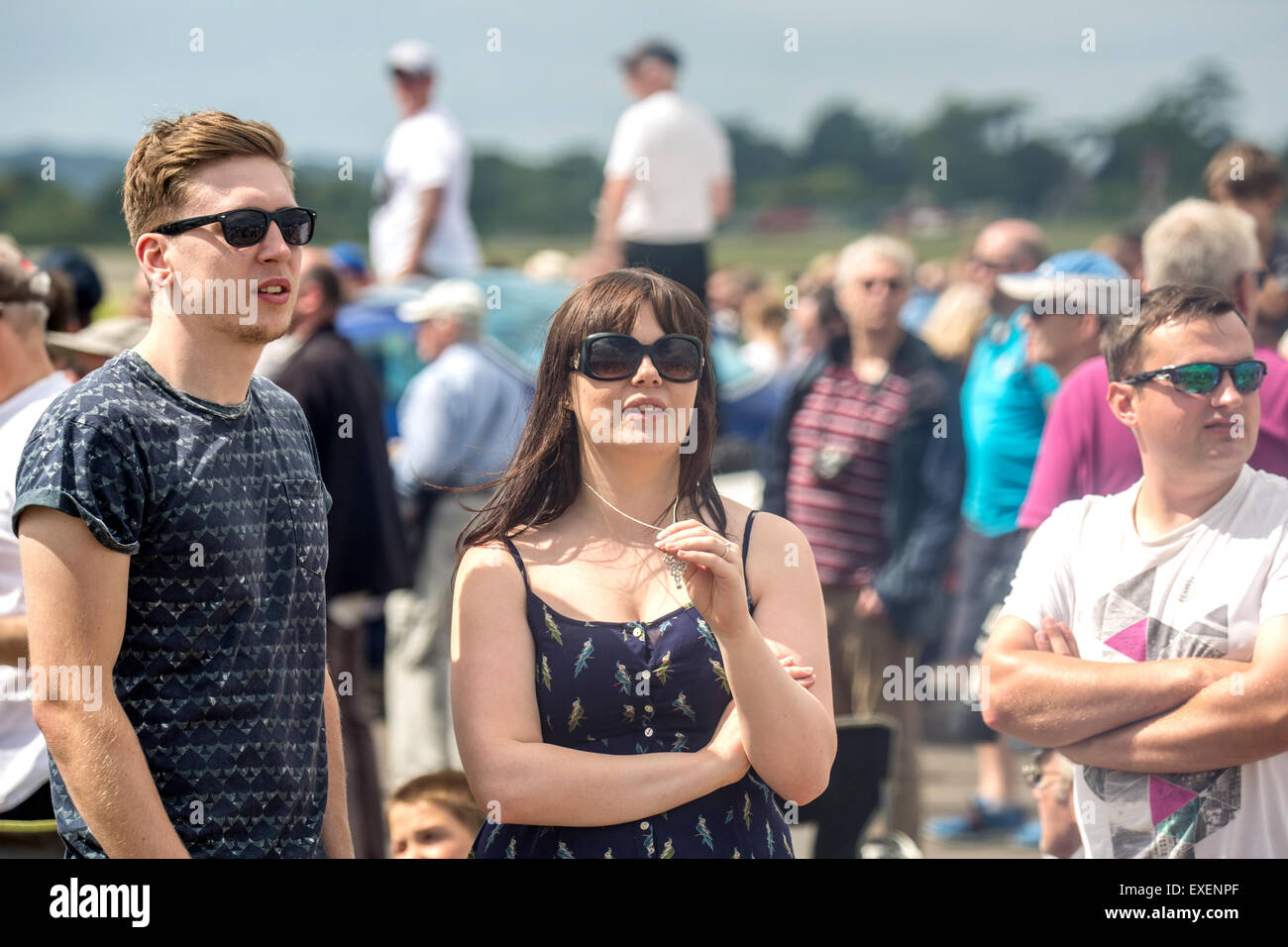 Yeovilton, Somerset, UK. 11. Juli 2015. 11. Juli 2015: RNAS Yeovilton, Somerset, Großbritannien. Allgemeine Atmosphäre bei der Royal Navy preisgekrönte Yeovilton Air Tag zieht mehr als 35.000 Besucher, bedeutende UK/auswärtige militärische Beteiligung und Unterstützung durch die Worldâ€™ s führende Luft-und Raumfahrtunternehmen. Bildnachweis: KEITH MAYHEW/Alamy Live-Nachrichten Stockfoto