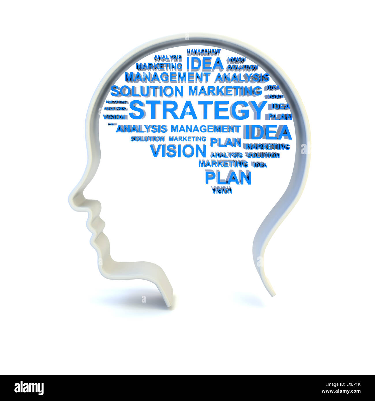 Business-Strategie-Konzept Stockfoto