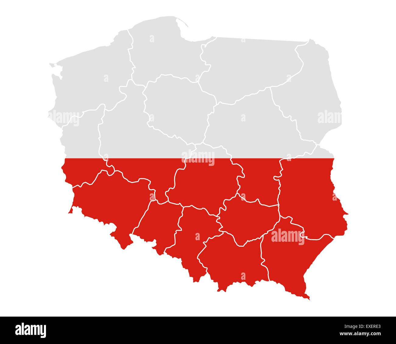 Polen Karte Stockfotos Und Bilder Kaufen Alamy