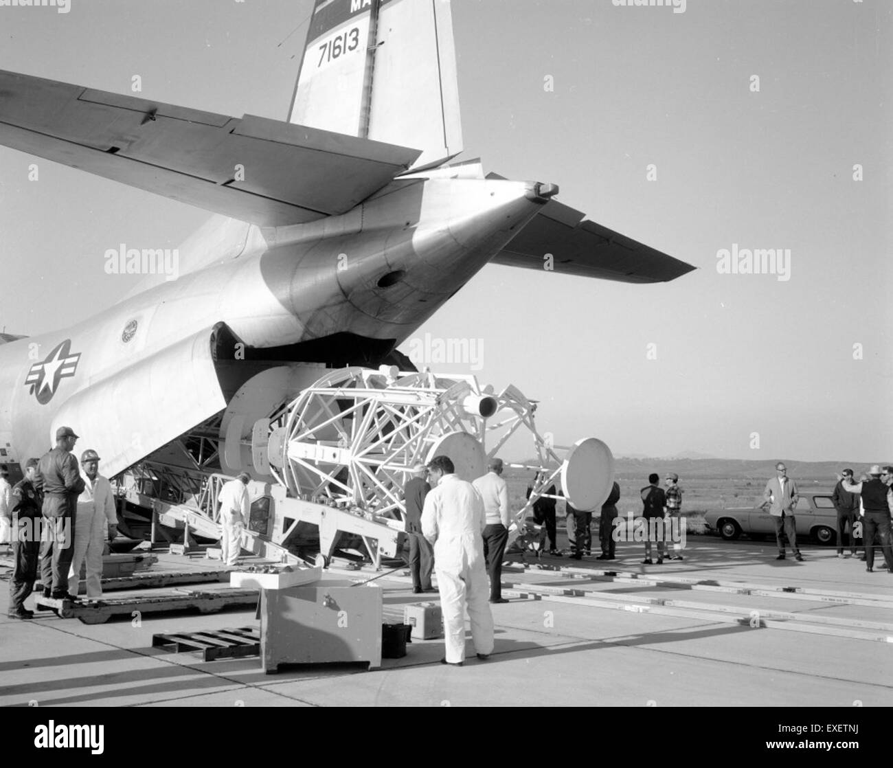 Dieses Foto dokumentiert den Atlas Centaur 13-Test, der Teil einer Reihe von Tests von Trägerraketen war, die 1967 in Miramar durchgeführt wurden. Es zeigt die kritischen Tests von Nutzlasten für Weltraummissionen auf. Stockfoto