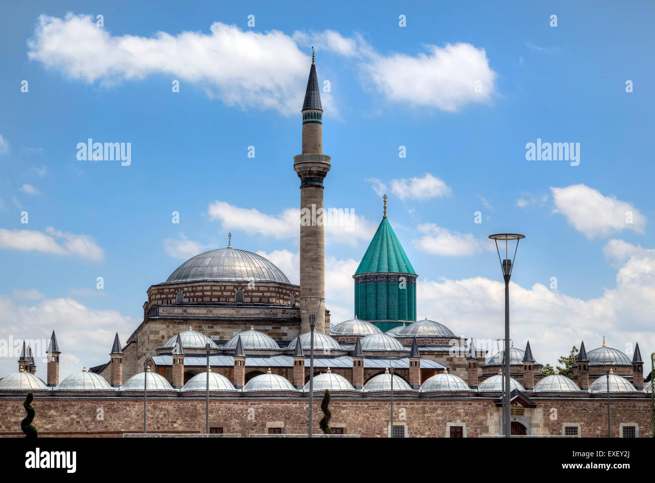 Mevlana Museum, Konya, Zentral-Anatolien, Türkei Stockfoto