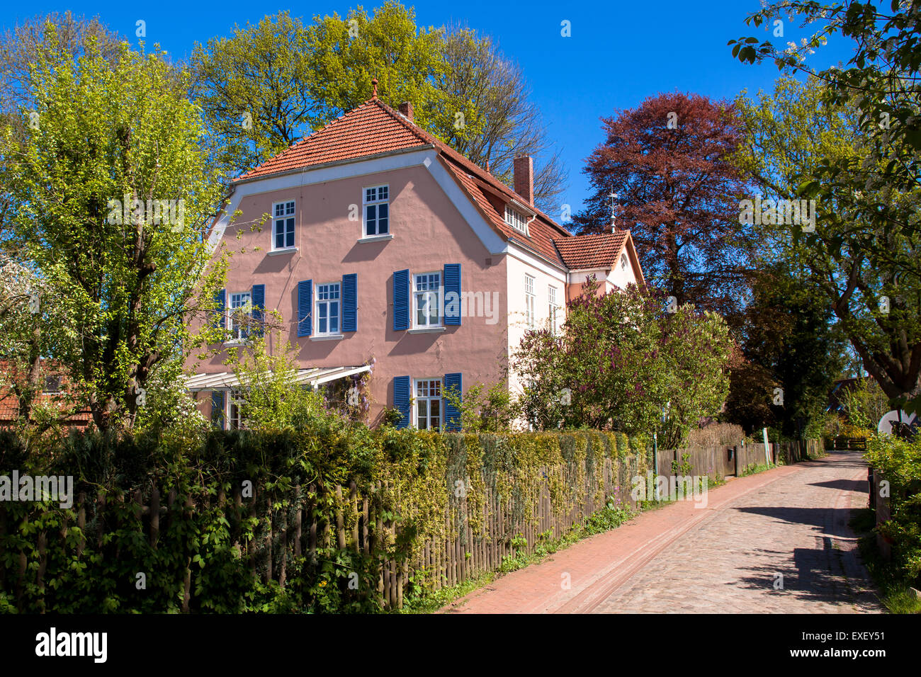 Europa Deutschland Niedersachsen Fischerhude Haus Im Alten