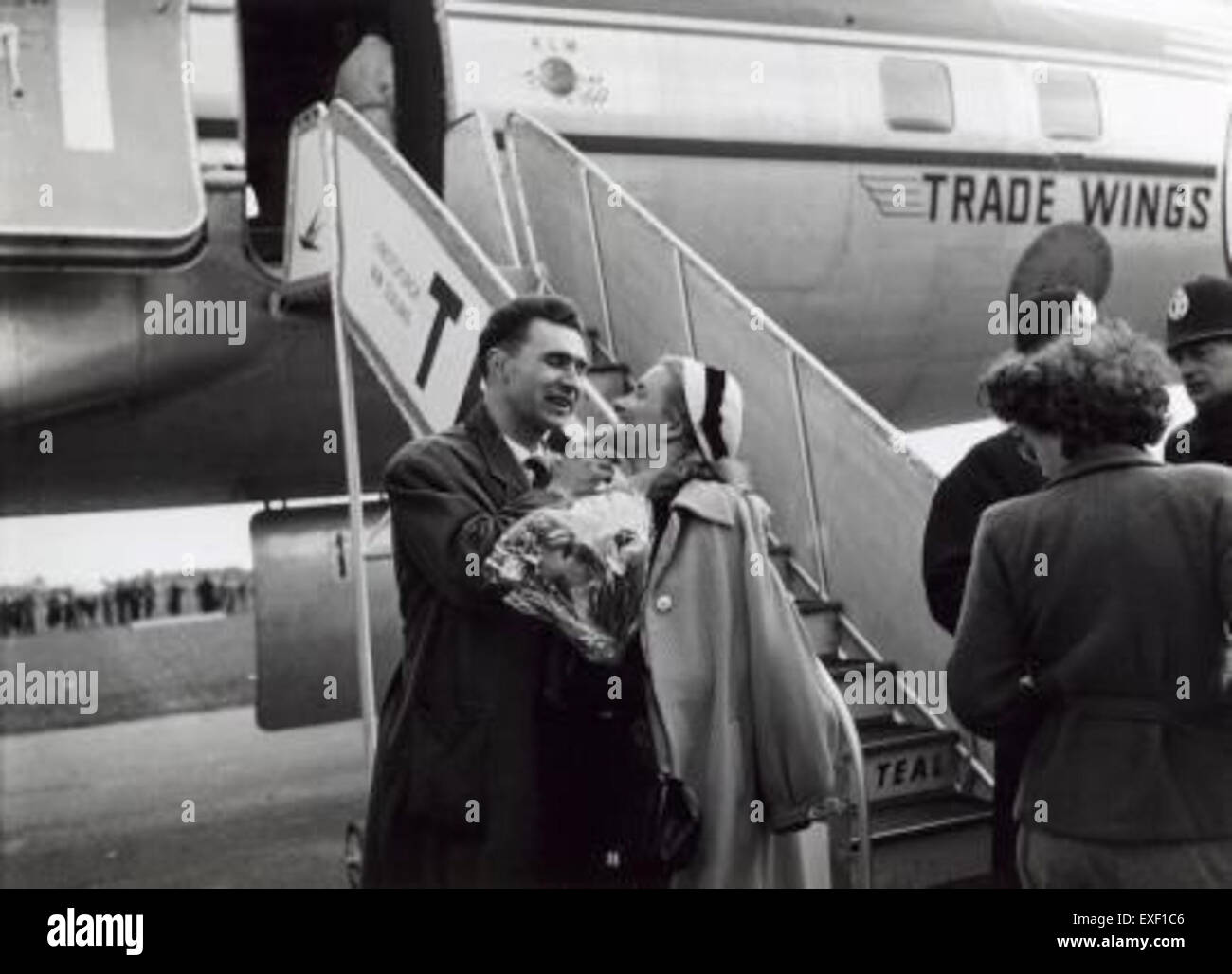 Dieses Bild zeigt die Ankunft niederländischer Emigranten aus der Christchurch-Rasse und zeigt die Migration von Menschen aus den Niederlanden in neue Länder im späten 19. Oder frühen 20. Jahrhundert. Stockfoto