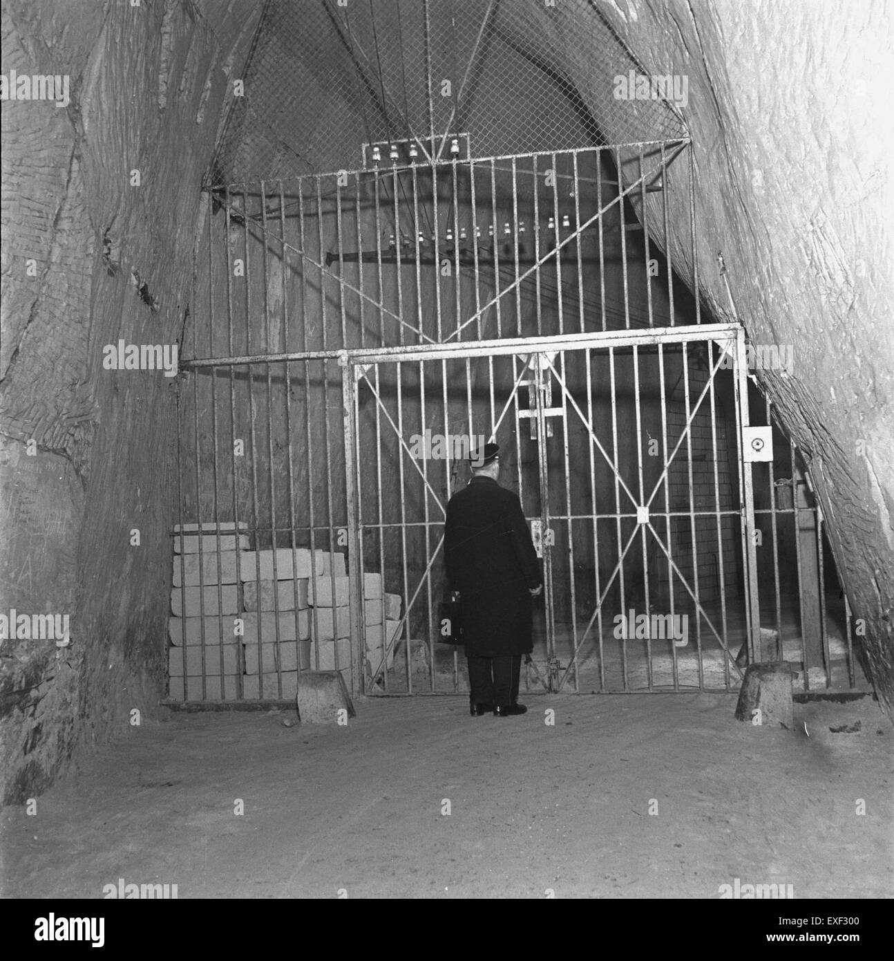 Kunstschatten in de Sint Pietersberg Stockfoto