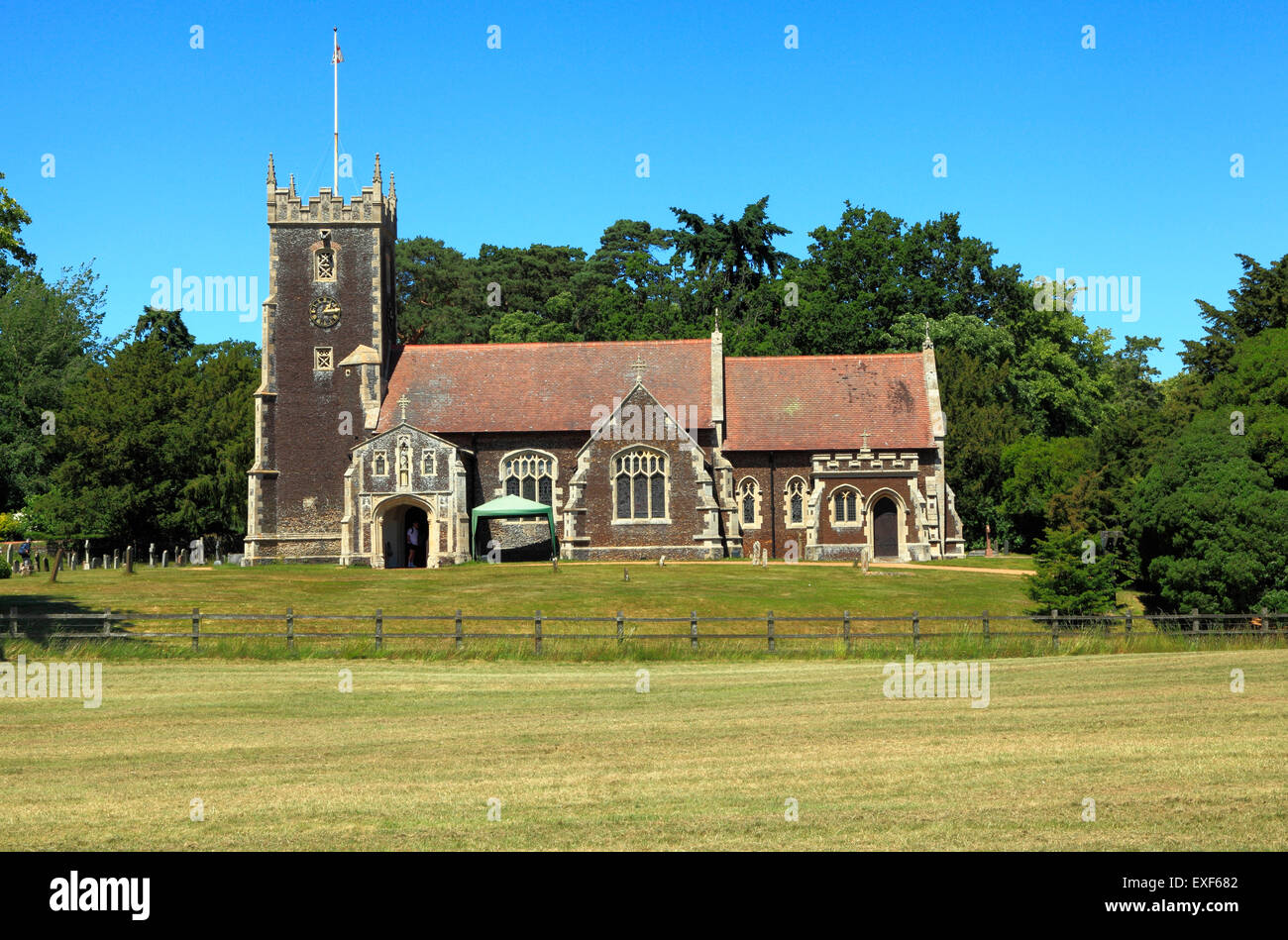 Sandringham Pfarrei Kirche St. Maria Magdalena, Norfolk, England UK Stockfoto
