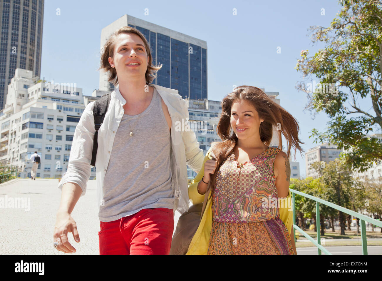 Studenten, Rio De Janeiro, Brasilien Stockfoto
