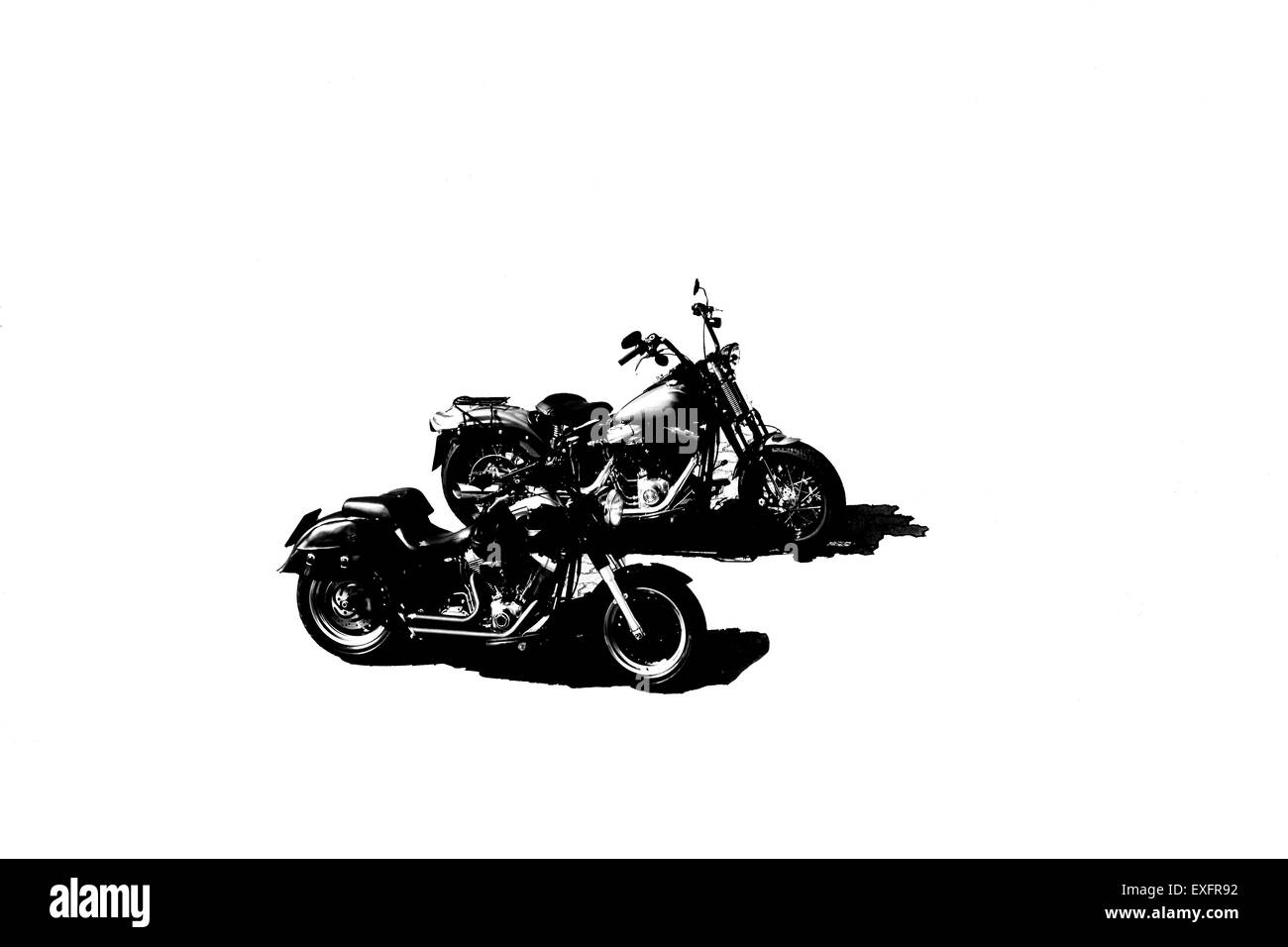 Motorräder Stockfoto