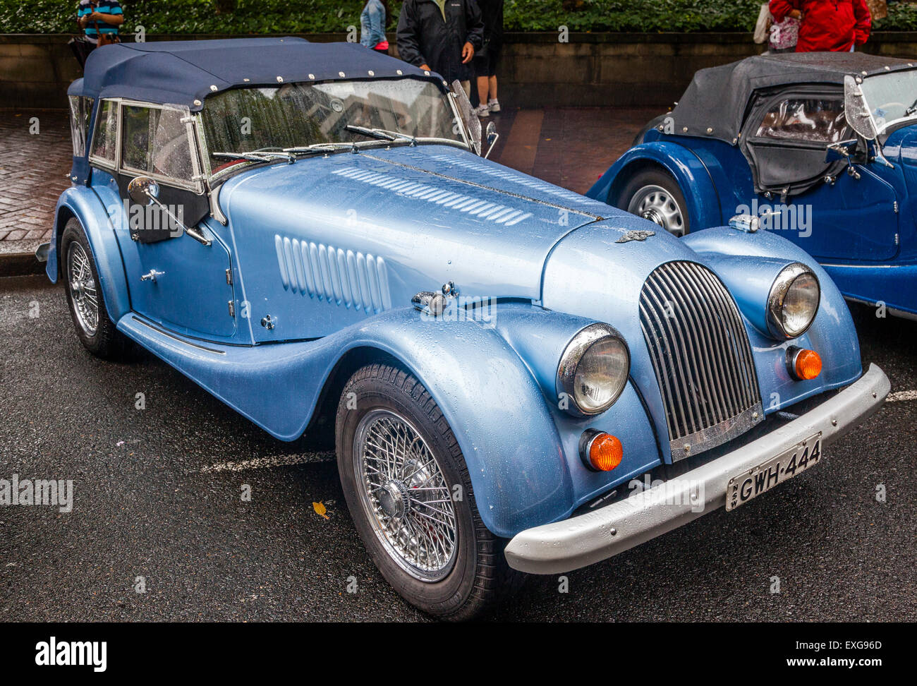 Australien, New South Wales, Sydney, stilvolle Morgan Coupé in Macquarie Street während Karneval am Australia Day 2015 ausgestellt Stockfoto