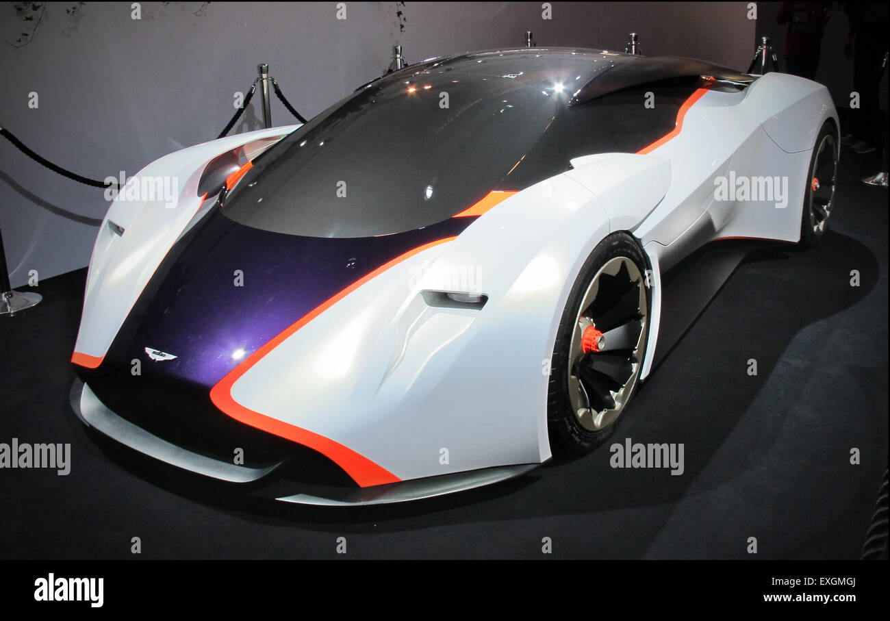 Aston Martin Design Prototype 100 DP-100 virtuellen Konzept für Gran Turismo 6 Spiel Stockfoto