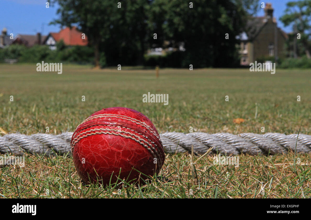 Cricket - Kent Cricket League Division IV 1. XI - Faversham Cricket Club V Cowdrey Cricket Club Stockfoto