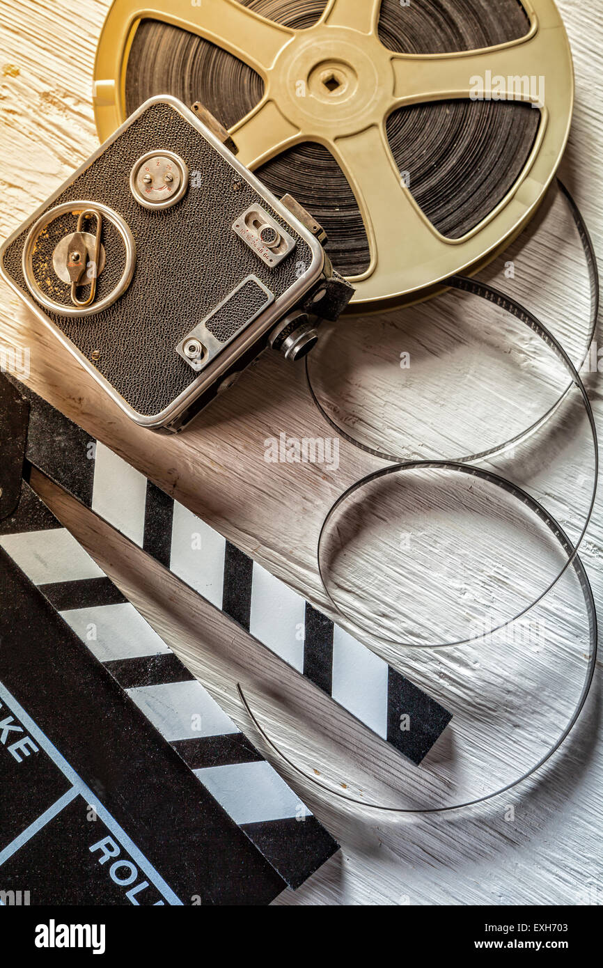 Retro-Film Zubehör Stockfoto