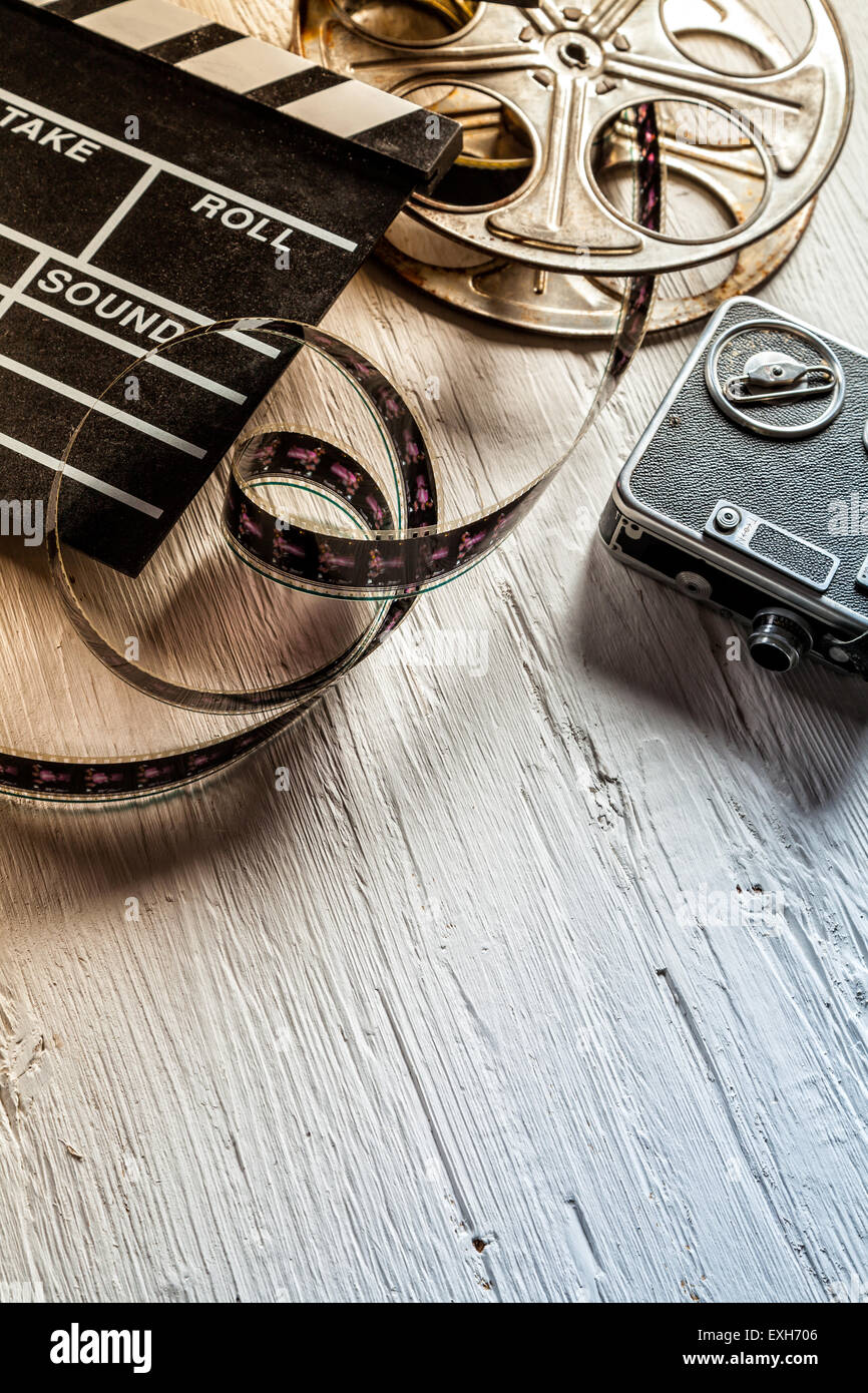 Retro-Film Zubehör Stockfoto