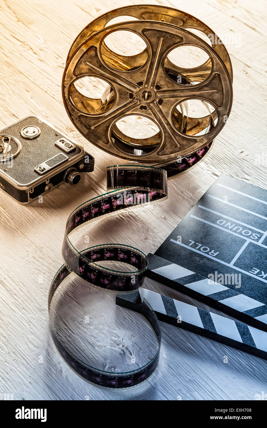 Retro-Film Zubehör Stockfoto